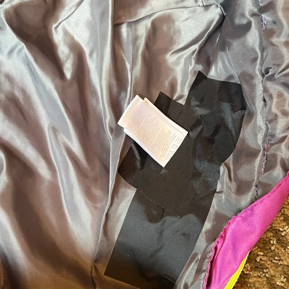 💜Rugged Bear Bunting / Snowsuit Quilted PolyesterZip Baby Size 12 Months GUC💜 - Picture 7 of 9